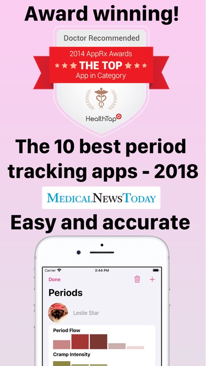 Period Tracking Calendar