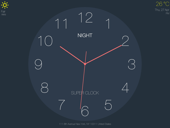 Super Clock-Analog clock faces iPad screenshot