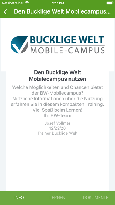 Bucklige Welt- Mobilecampus Screenshot