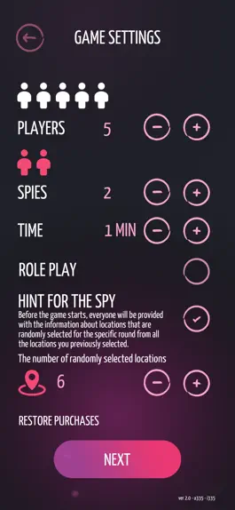 Game screenshot Spy - party game hack