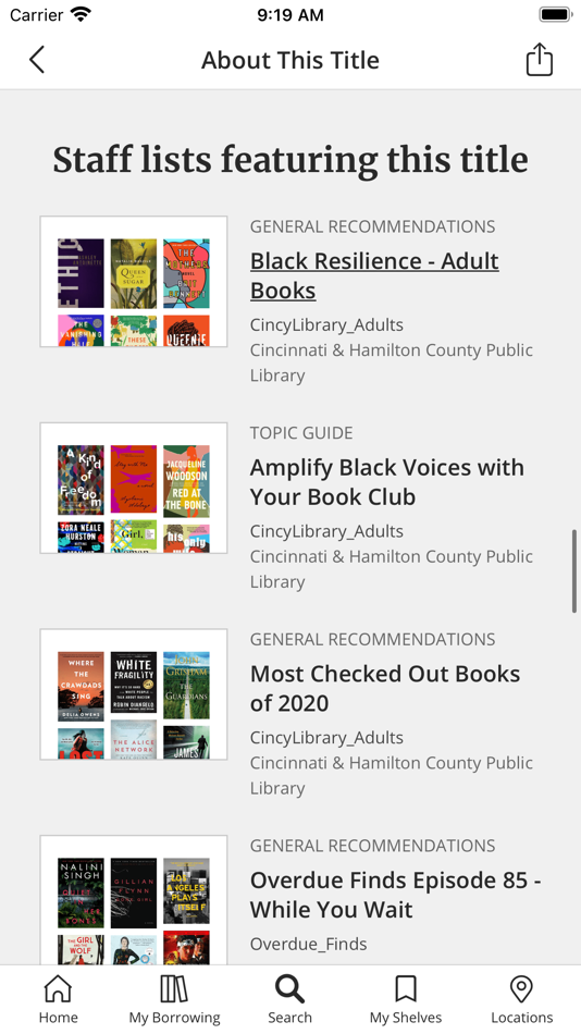 #6. Cincy Library (iOS) 게시자: Public Library of Cincinnati & Hamilton County