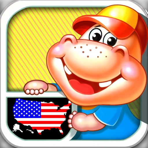 Amazing United States and Capitals Games for kids iOS App