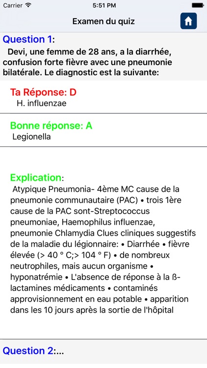 Immunology Test in French screenshot-4