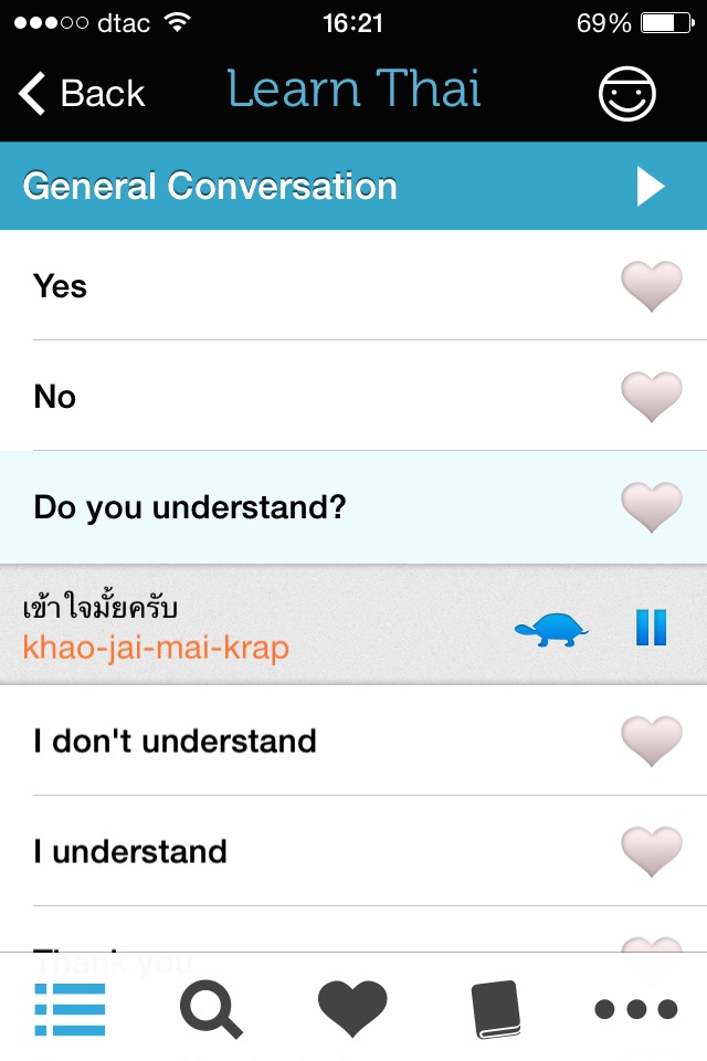 Learn Thai -Travel Phrasebook screenshot 2