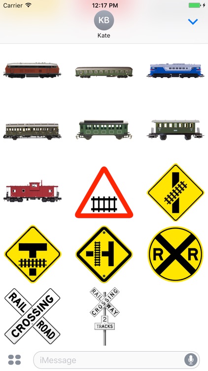 Model Train Stickers