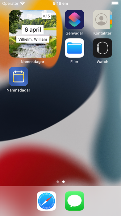 Namnsdagar Sverige Screenshot