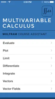 wolfram multivariable calculus course assistant iphone screenshot 1