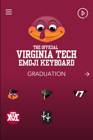 Virginia Tech Emoji screenshot 2