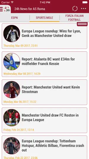 24h News for AS Roma screenshot 1