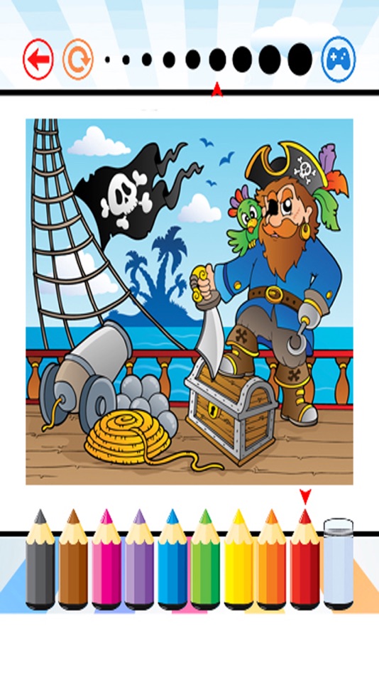 Pirate Coloring Book - Activities for Kids - 1.0 - (iOS)