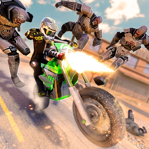 Iron Sniper: Shooting Bikes vs Robots