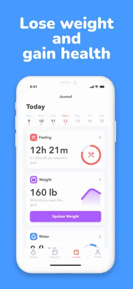 Game screenshot Intermittent Fasting Tracker! apk