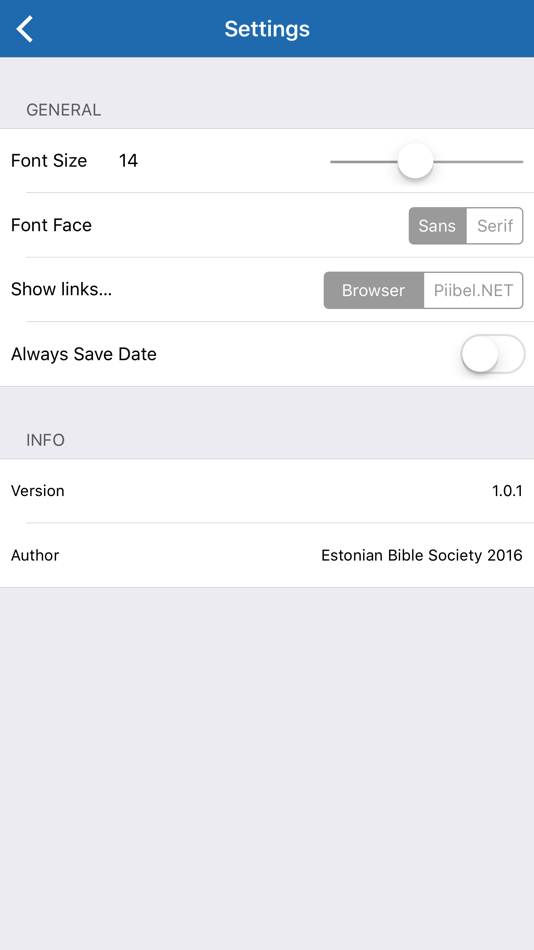 #5. Kalender.NET (iOS) Podle: Eesti Piibliselts
