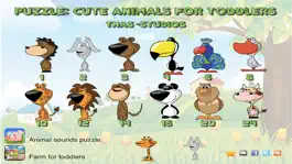 Game screenshot Puzzle: Cute animals for toddlers apk