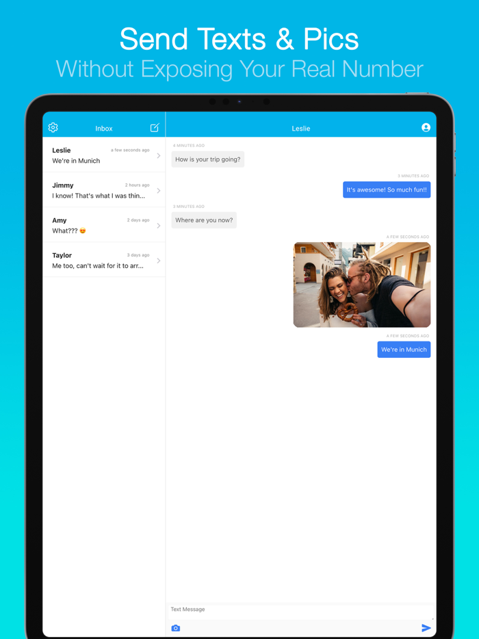 Private Texting SMS Phone Line