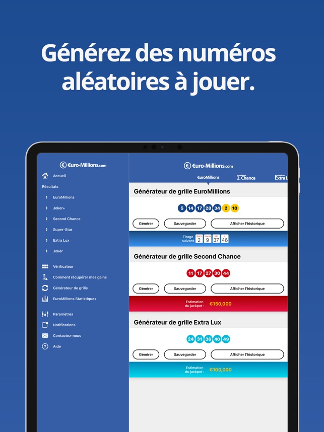 EuroMillions (Française) on the App Store