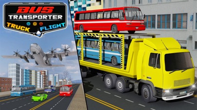 Bus Transporter Truck City Bus Transporter Flight iPhone screenshot