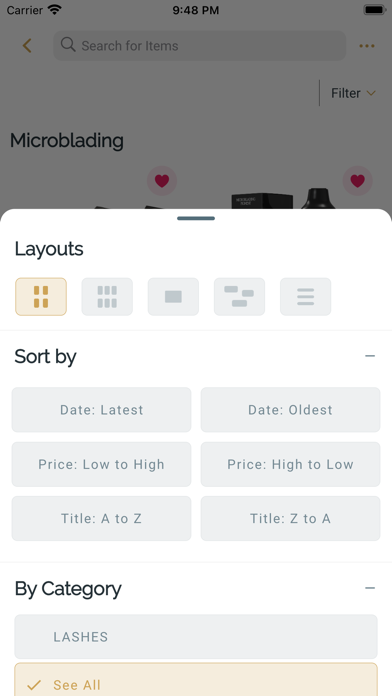 Verona Shop Screenshot