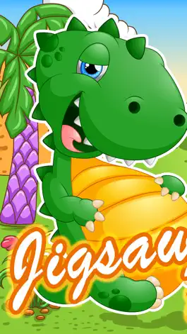 Game screenshot Dino jigsaw puzzles 2 to pre-k educational games mod apk