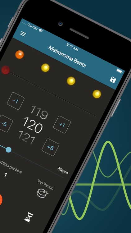 Metronome beats: BPM counter