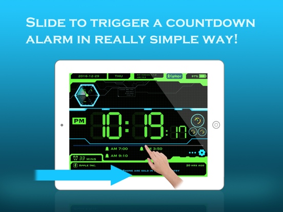 Clockr iPad app afbeelding 3