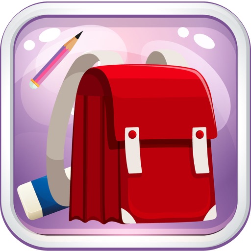 Coloring Book for Kids Game Back to School Season