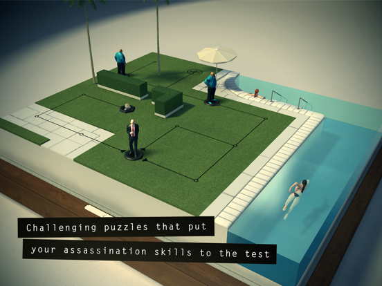 Hitman GO iPad app afbeelding 1