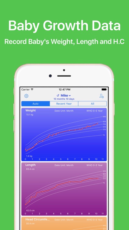 Growth - Baby Growth Data Recorder