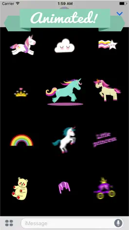 Game screenshot Unicorn Animated Sticker Set mod apk