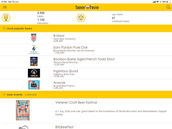 Beerhive iPad screenshot 2 - Food & Drink app