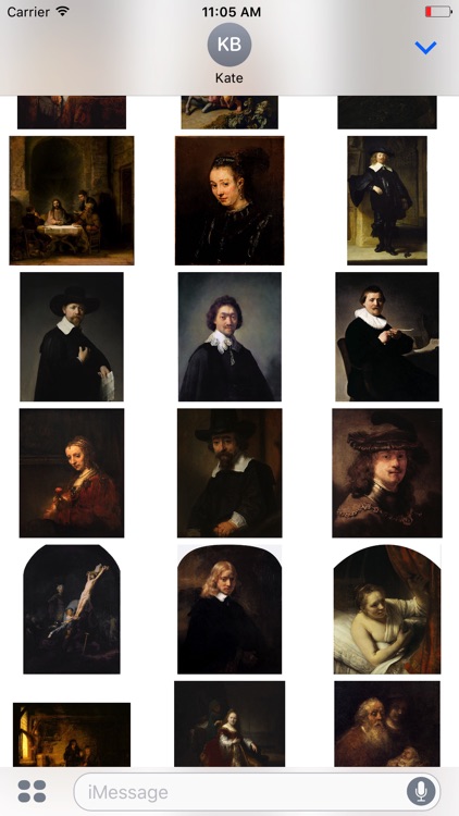 Rembrandt Stickers for iMessage