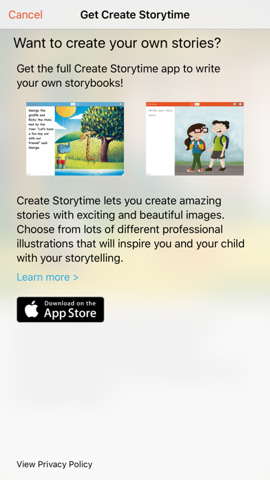 How to cancel & delete George the Giraffe - by Create Storytime from iphone & ipad 4