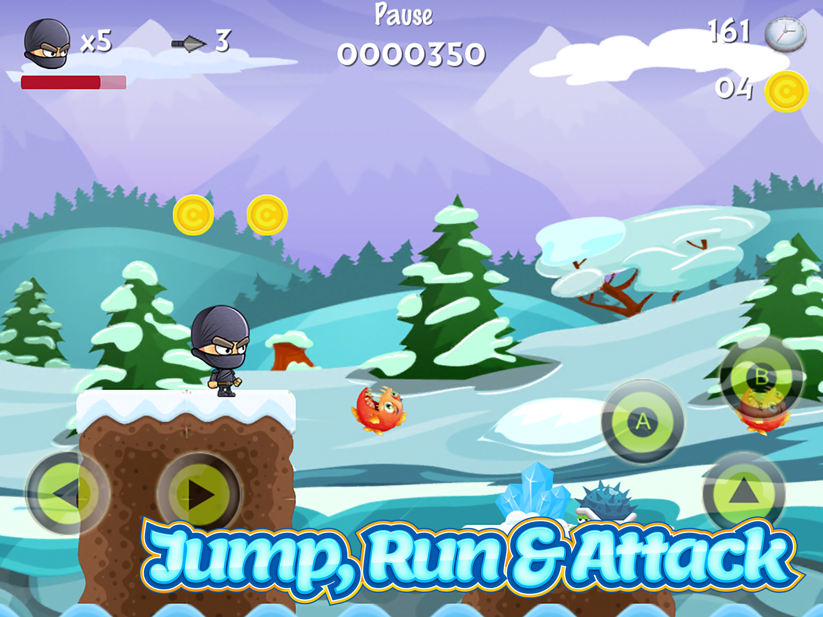 Super Ninja Adventure - Run and Jump Games screenshot 6