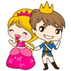 Sweet Royal couple for iMessage Sticker