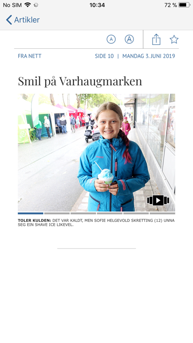 Jærbladet eAvis Screenshot
