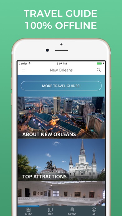 How to cancel & delete New Orleans Travel Guide with Offline Street Map from iphone & ipad 1