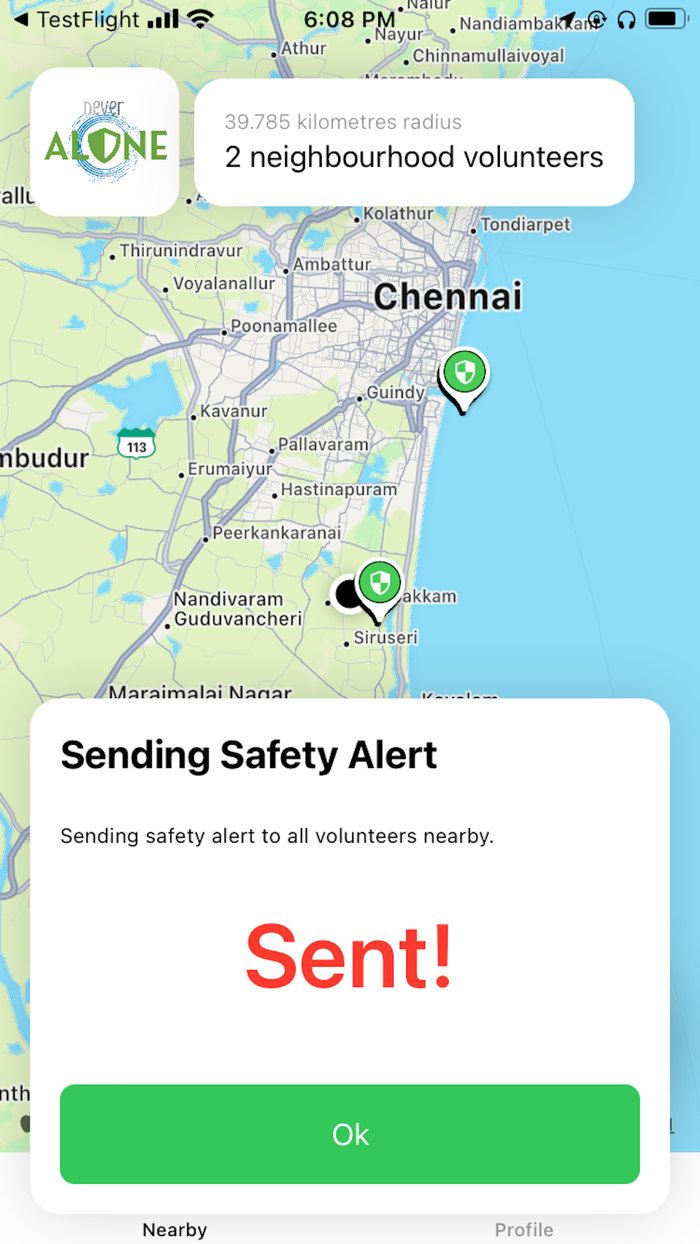 NeverAlone - Volunteer Network