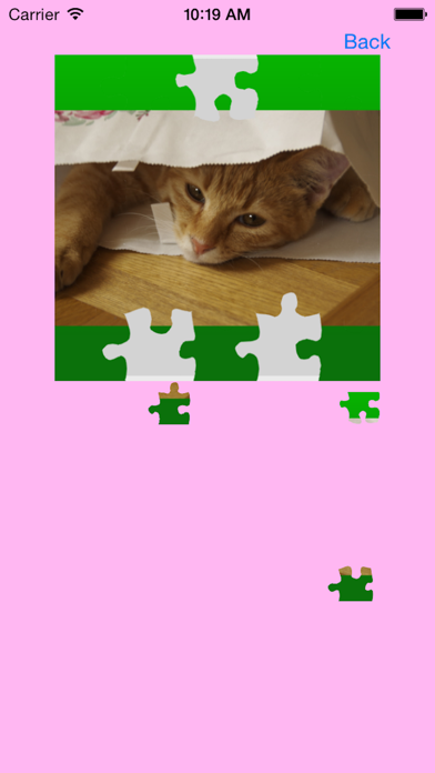 Screenshot #1 pour Cat's Jigsaw Puzzles