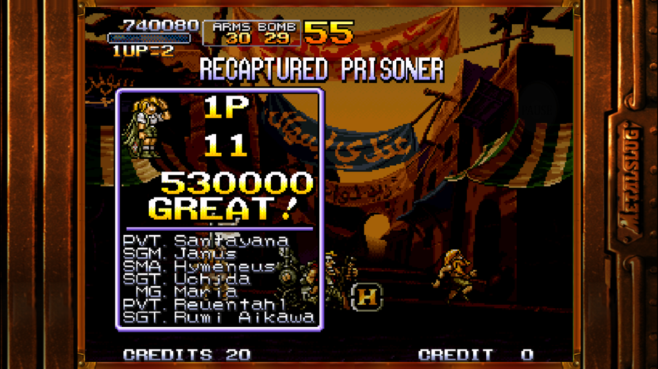 #4. METAL SLUG X (iOS) 由: SNK CORPORATION