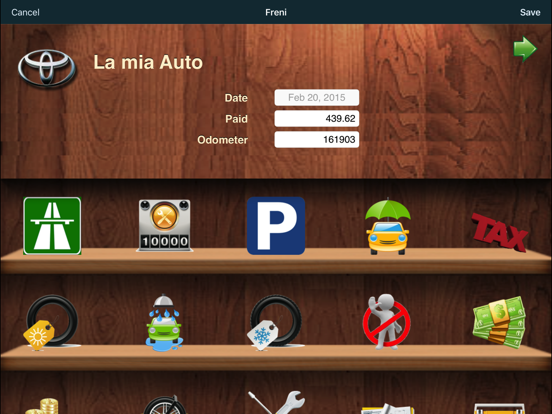 myFuelLog: Car Maintenance iPad screenshot