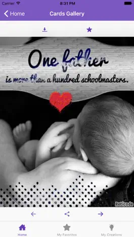 Game screenshot Fathers Day Quotes & Editor apk