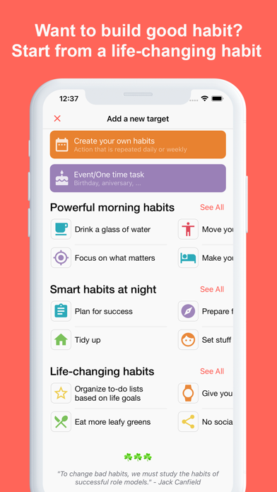 Routinery: Happy daily rituals Screenshot
