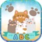 ABC Kids Games Words - Cat Animal First Steps Draw