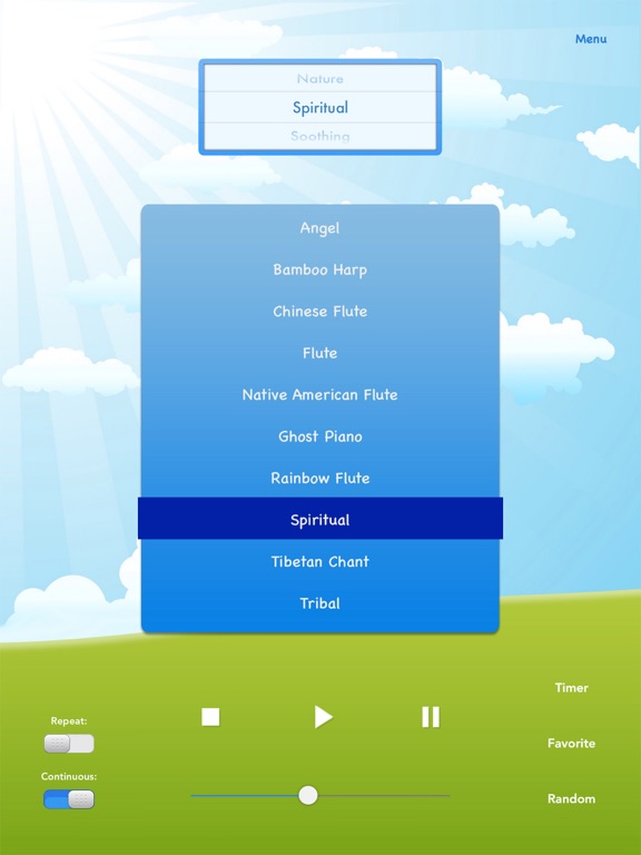 Relaxing Sounds: Calming Nature, Ambient Melodies iPad screenshot 3 - Health & Fitness app
