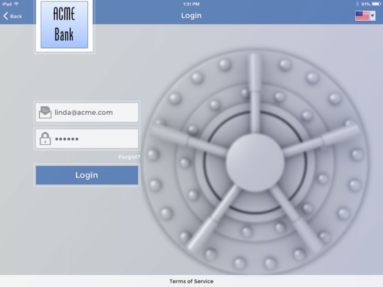 CyberArk SafeShare iPad screenshot 1 - Business app