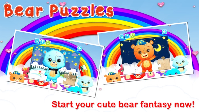 熊宝宝拼图小游戏幼儿园儿童