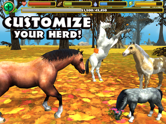 Wild Horse Simulator iPad app afbeelding 2