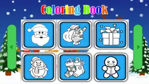 Christmas Drawing and Coloring book for kids screenshot #3 for iPhone