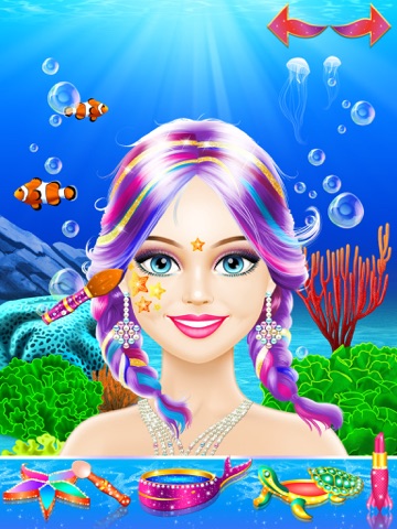 Magic Mermaid - Girls Makeup and Dress Up Game screenshot 3