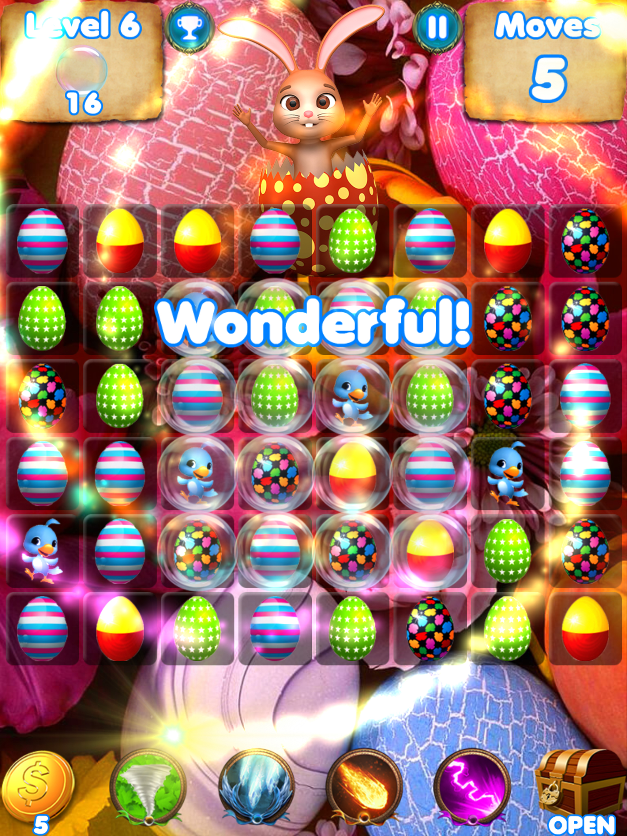 Easter Games Candy - match 3 for cute bunny hop
